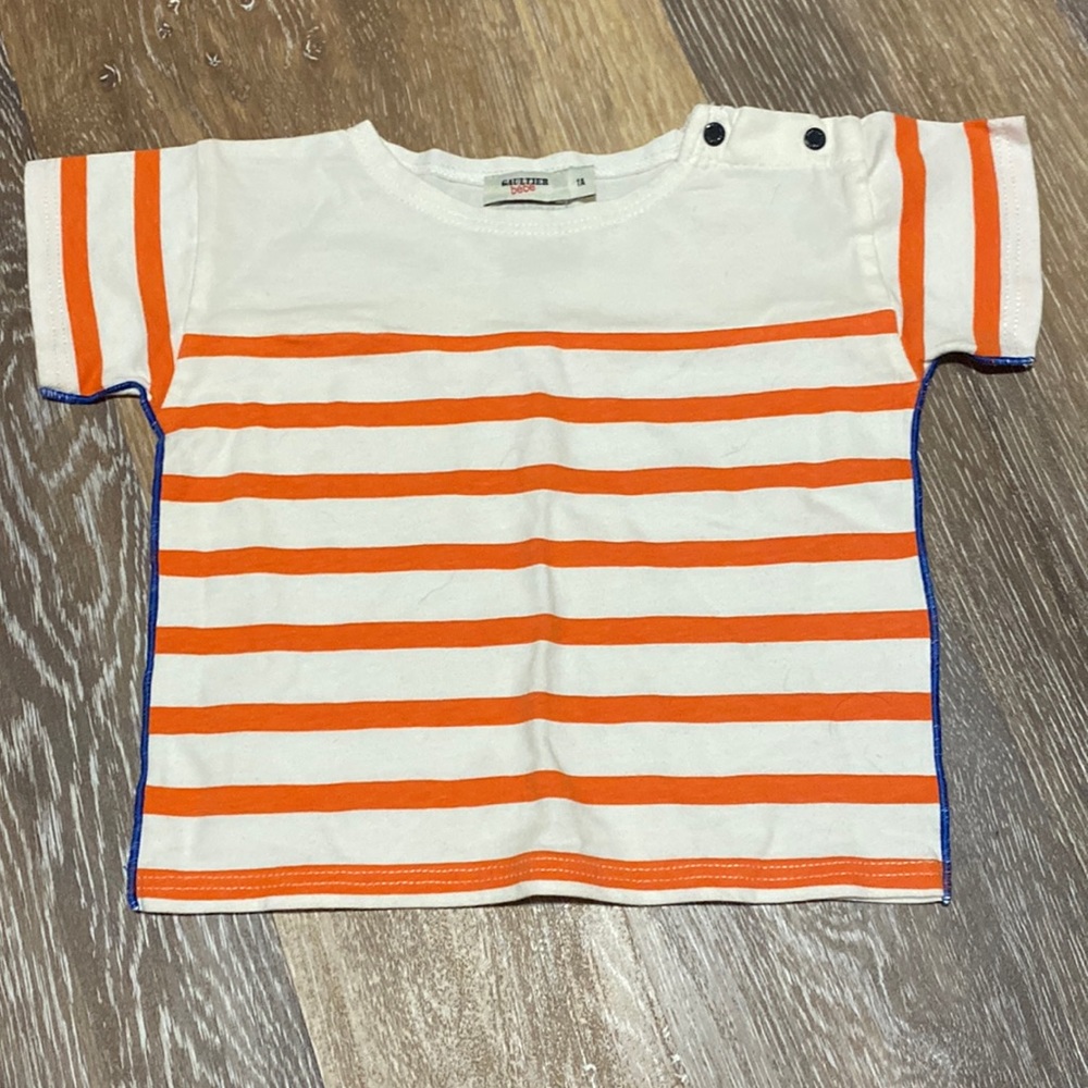 Gaultier Bebe striped cotton tee size 1YR